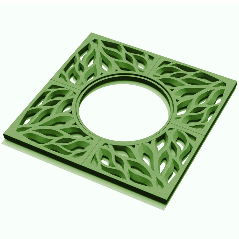 Приствольная решетка для дерева ZKING CRUST 1.2х1.2м Зеленая в Шахтах фото