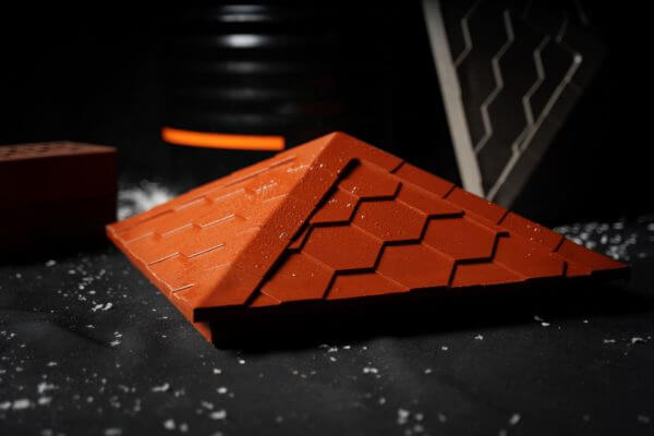 Колпак Zking Эверест Красный на столб 1.5х1.5 кирпича (390х390мм) в Шахтах фото