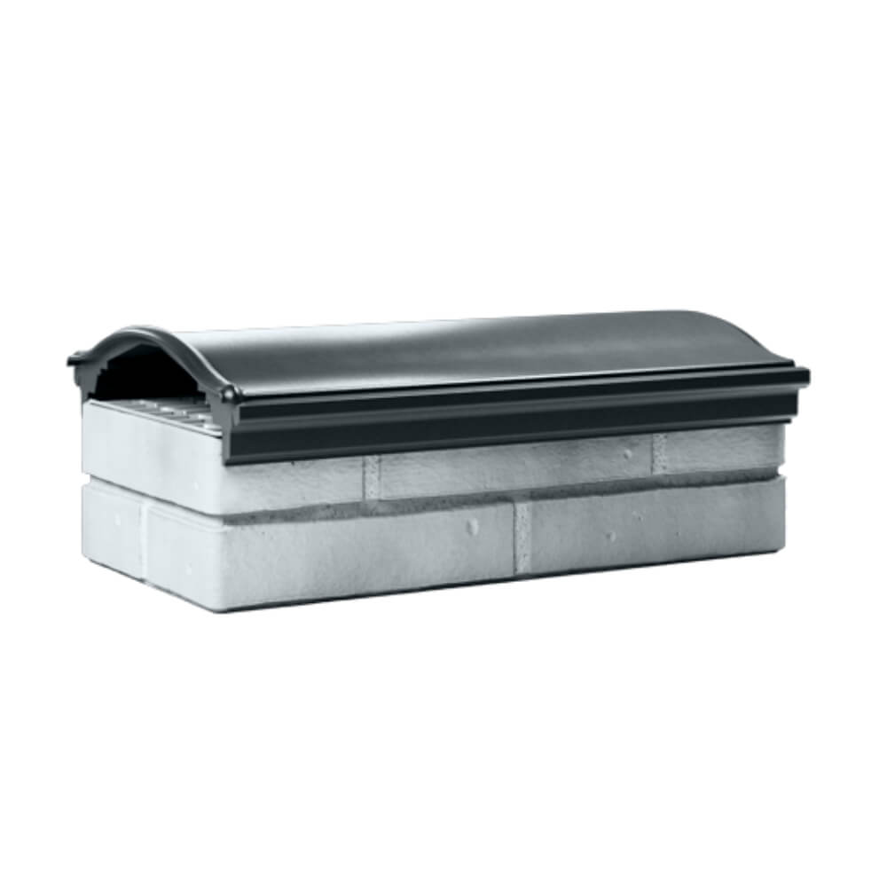 Парапет Zking Монблан Серый посадка на 1 кирпич (200/225/255мм) Шахты фото