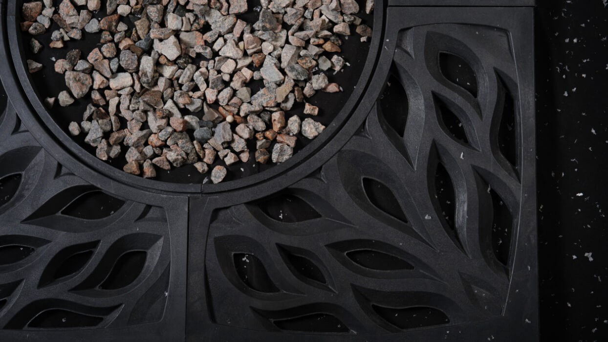 Приствольная решетка для дерева ZKING CRUST 1.2х1.2м Черная в Шахтах фото