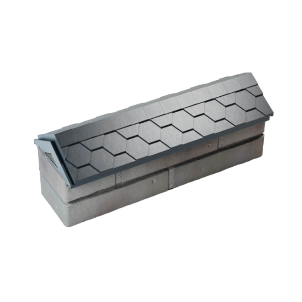 Парапет Zking Эверест Серый с посадкой на 0.5 кирпича (130мм) в Шахтах фото